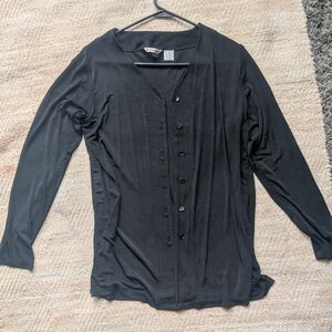 Laura Ashley Black Cardigan Jacket